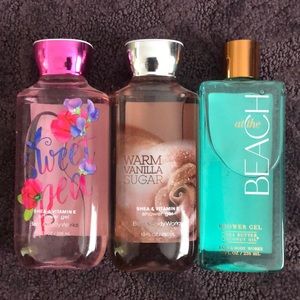Assorted Bath and Body Works Shower Gels